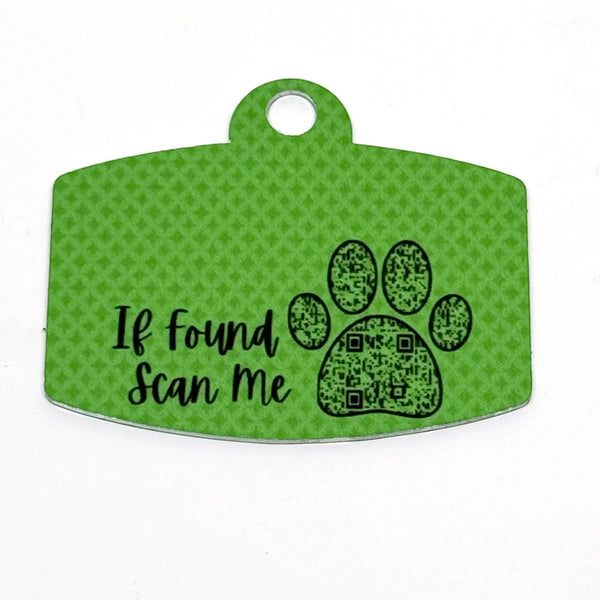 Santa's Crew Digital QR Code Pet Tag