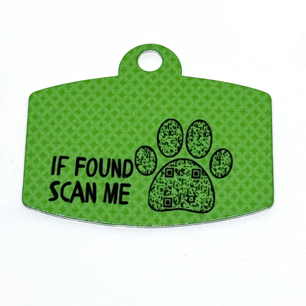 Santa's Crew Digital QR Code Pet Tag