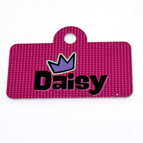 King/Queen Vibes Digital QR Code Pet Tag (Radish)