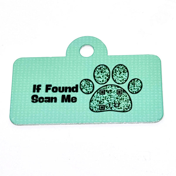 Pawfect King/Queen Digital QR Code Pet Tag (Teal)