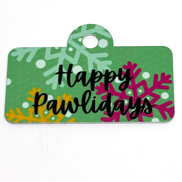 Happy Pawlidays Digital QR Code Pet Tag