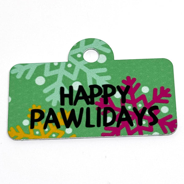 Happy Pawlidays Digital QR Code Pet Tag